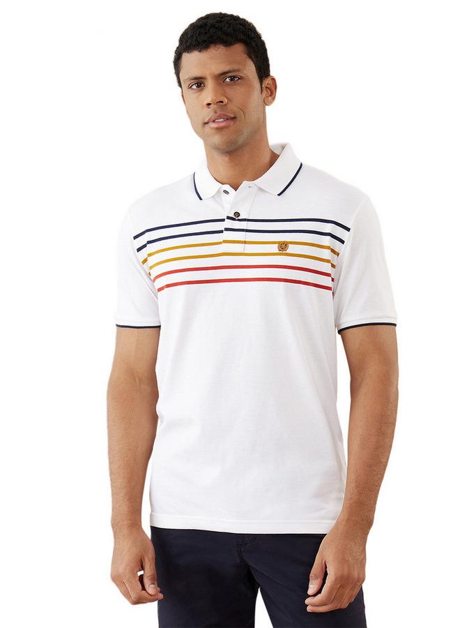 Fahrenheit Striped Polo T-shirt - Image 1