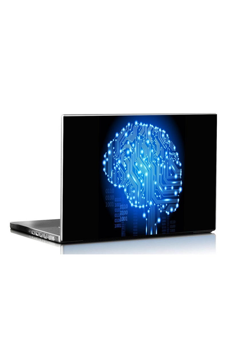 PIXELARTZ Electronic Brain Laptop Skin 15.6 Inches - Image 1