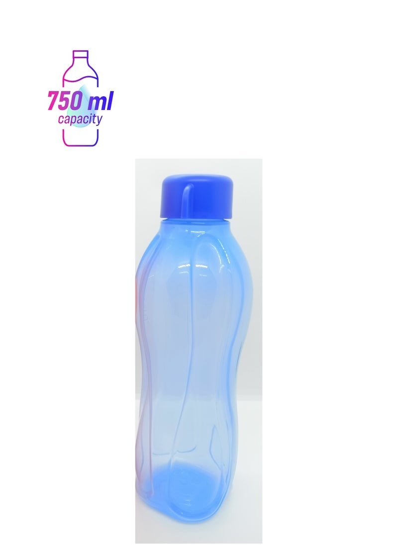 Tupperware Original Home And Sport Accessories  Plastic Water  Bottle And Shaker Mutlicolour 750 ml 1 pcs  - Image 1