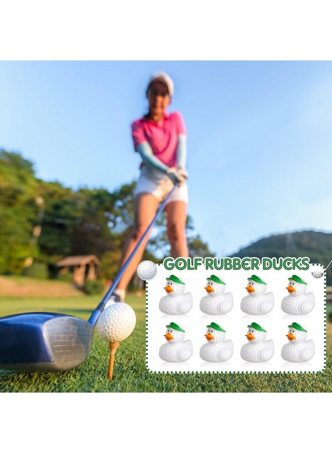 DEEKIN 24 Pcs Golf Ball Rubber Duck 2 Inch Bulk Sport Party Favors for Birthday Party Decorations Golf Club Player Gift - Image 5