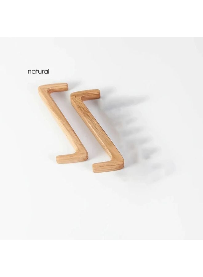 Natural Wooden Towel Coat Hook Bohemian Style Bathroom Entryway Wall Mounted Space Saving - Image 5