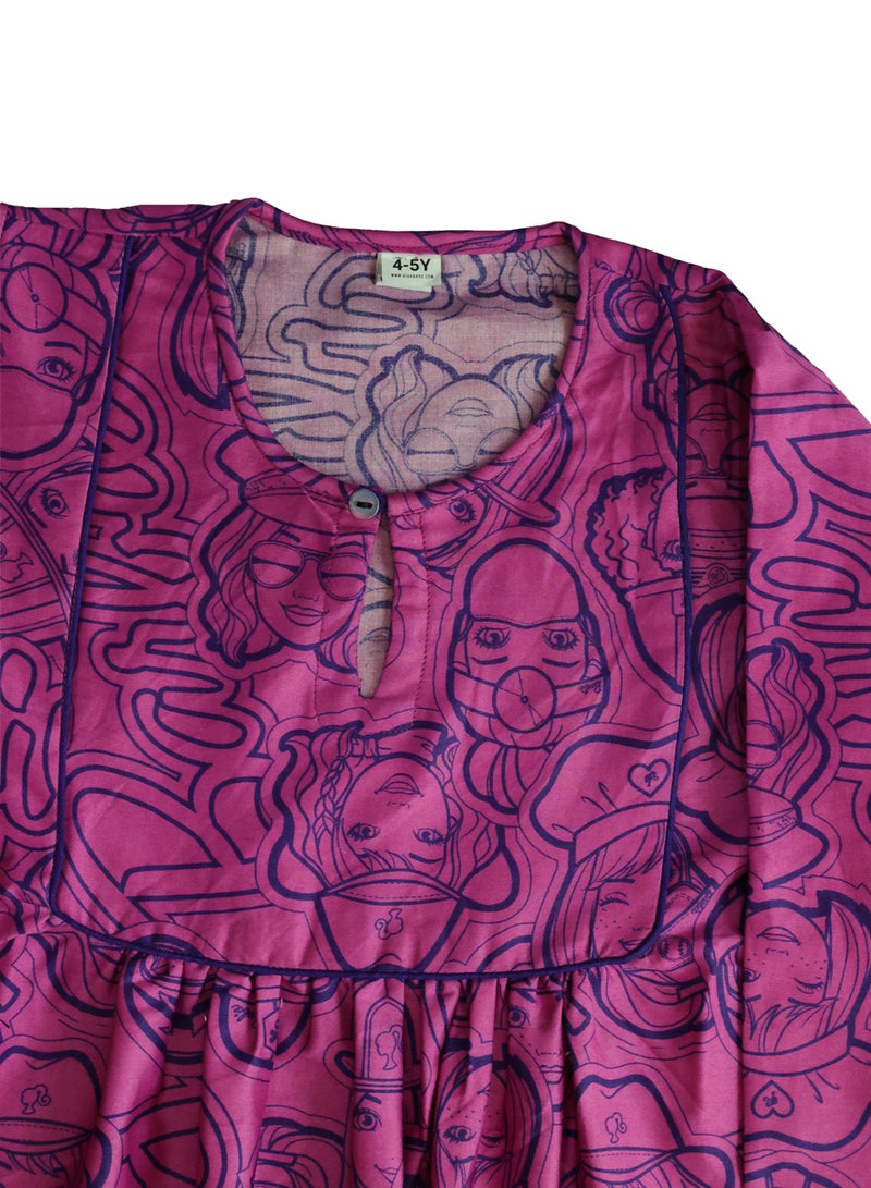 كيدابهو طقم بيجامات للأطفال - شخصيات كرتونية رائعة - قطعتان - Image 5