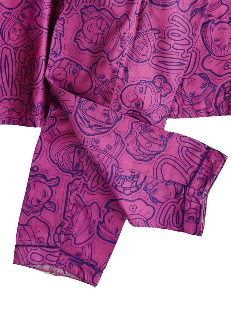 كيدابهو طقم بيجامات للأطفال - شخصيات كرتونية رائعة - قطعتان - Image 3