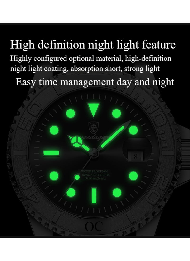 POEDAGAR Man Watch , Waterproof Luminous Men's Watch Quartz，Men's Wrist Watches 42mm  - Image 3