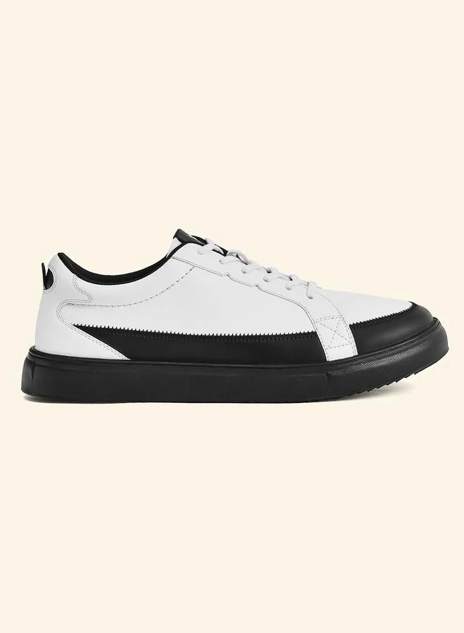 YOHO Men Contrast Panel Casual Sneakers