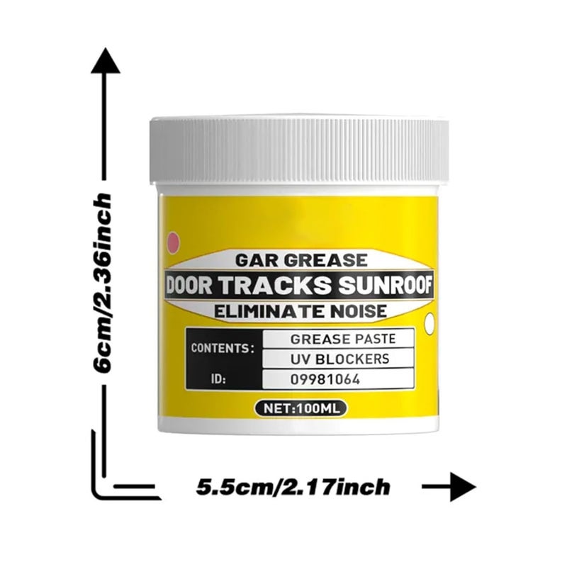 Automotive Grease, High Temperature, 1 Piece, Car Track Grease, Interior Lubricant, Brush Application, for Handle, Bearing, Garage Door, Truck - Image 3