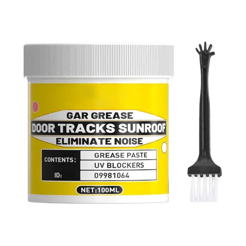 Automotive Grease, High Temperature, 1 Piece, Car Track Grease, Interior Lubricant, Brush Application, for Handle, Bearing, Garage Door, Truck - Image 1