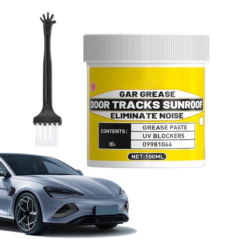 Automotive Grease, High Temperature, 1 Piece, Car Track Grease, Interior Lubricant, Brush Application, for Handle, Bearing, Garage Door, Truck - Image 2
