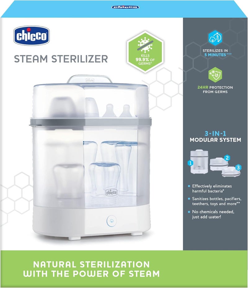 Chicco Baby Bottle Steam Sterilizer 3 in 1 Modular System - Image 2