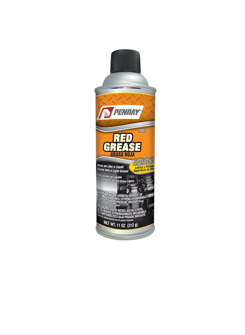 Penray 7001 Red Grease - 11-Ounce Aerosol Can for Car Motorcycle & tools Brand: penray - Image 2
