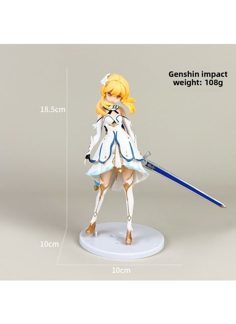 The Original Beautiful Girl, The General Of Thunder And Lightning, On Behalf Of The Shadow Of Constant Silence, Hand-made Animation Model Ornaments, Scenery Decoration, Secondary Element-Color:Genshin Impact-ying [bag]