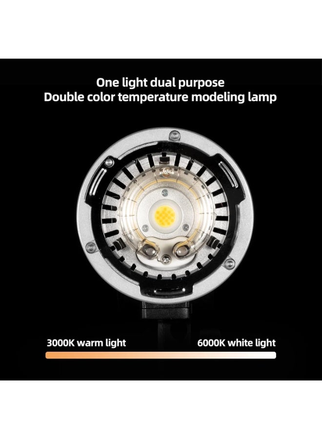 جودوكس فلاش جودوكس AD300Pro محمول بقوة 300 واط مزود بنظام لاسلكي 2.4 جيجاهرتز، بطارية ليثيوم قابلة لإعادة الشحن 2600 مللي أمبير، دعم TTL وHSS حتى 1/8000 ثانية، نطاق طاقة 9 مستويات، متوافق مع كاميرات كانون ونيكون وسوني وفوجي وفوجي فيلم وباناسونيك وأوليمبوس - Image 4