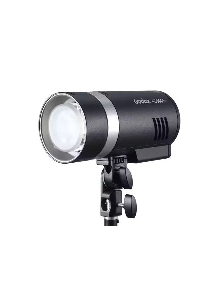 Godox Godox AD300Pro 300 Ws Portable TTL Outdoor Flash – 2.4 GHz Wireless X System, 2600 mAh Lithium Battery, HSS to 1/8000 s, 9‑Stop Power, Includes Reflector & Charger  - Image 1