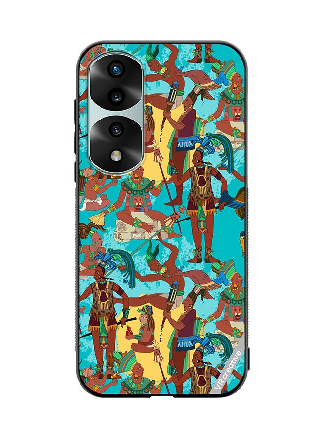 VR CREATIVE Protective Case Cover For Honor 70 Pro plus Ancient Mayan Mural Design Multicolour - Image 1