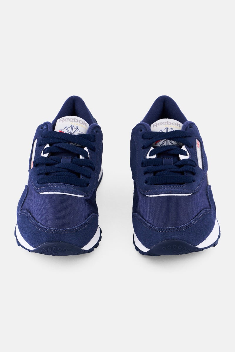 Reebok Kids Boy Cl Nylon Lace Up Running Shoes, Navy  - Image 3