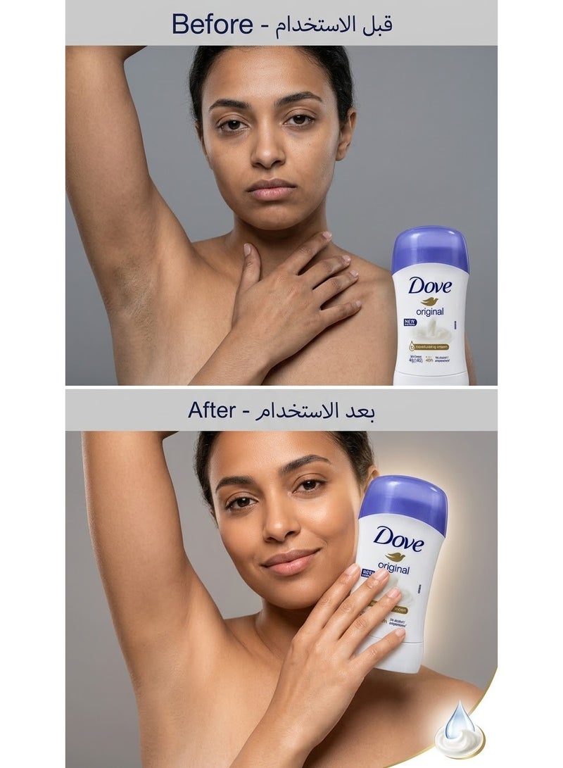 دوف مزيل عرق استيك الاصلي 40 مل ( قد تختلف العبوه ) - Image 4