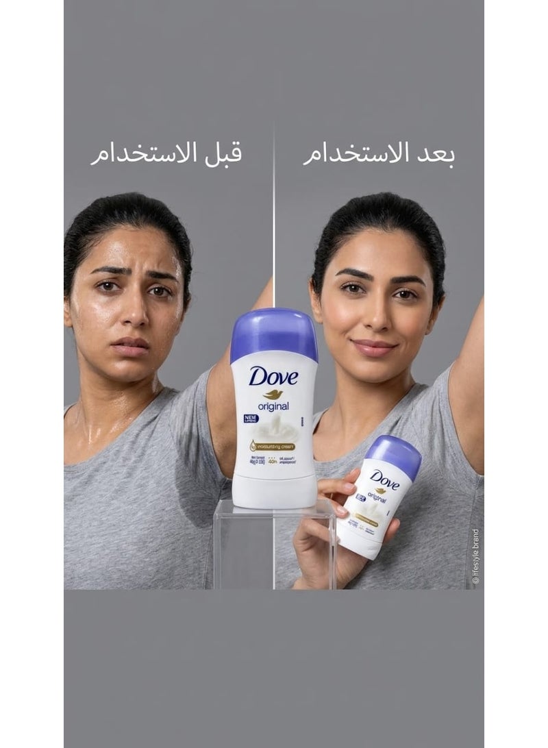 دوف مزيل عرق استيك الاصلي 40 مل ( قد تختلف العبوه ) - Image 2