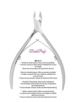 STALEKS PRO STALEKS PRO Professional Series Cuticle Nippers Smart 31 7mm Manicure Pedicure Tools Salon Home Use Made in EU (NS-31-7)  - Image 3