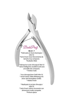 STALEKS PRO STALEKS PRO Professional Series Cuticle Nippers Smart 31 7mm Manicure Pedicure Tools Salon Home Use Made in EU (NS-31-7)  - Image 2