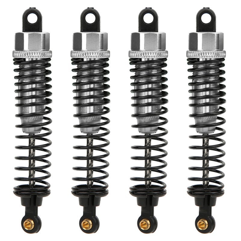 4PCS Aluminum Alloy CNC Hydraulic Shock Damper for HSP 1/10 94101 94102 94103 94188 94108 RC Car - Image 1