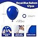 Awenztech 120pcs 5 inch Royal Blue Balloons small Royal Blue Latex Balloons for Graduation Baby Shower Wedding Baseball Birthday Party Decorations - Image 4
