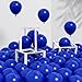 Awenztech 120pcs 5 inch Royal Blue Balloons small Royal Blue Latex Balloons for Graduation Baby Shower Wedding Baseball Birthday Party Decorations - Image 2
