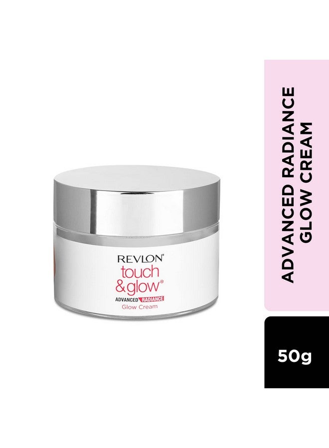 Revlon Touch & Glow Advanced Radiance Glow Cream (50 Gm) Contains Hyaluronic Acid Vitamin E Vitamin C And B5 And Natural Extracts Like Hazel & Bearberry - Image 2
