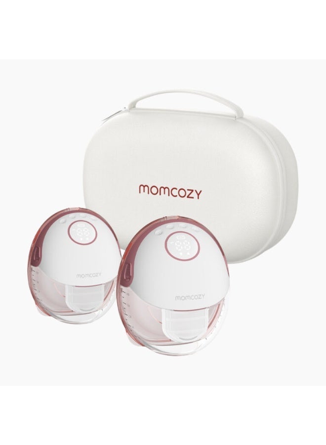 مام كوزي **Momcozy M6 شفاطة حليب كهربائية قابلة للارتداء - بدون يدين بأسلوب عصري متحرك** - Image 1