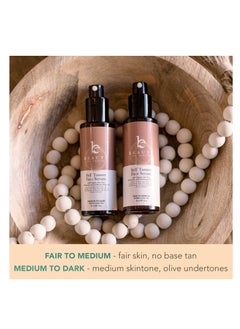 Beauty by Earth Face Tanner Serum - Fair to Medium Sunless Tanner for Face Sunless Tanner with Hyaluronic Acid - Self Tanner for Face Self Tan - Natural Face Tanner for Face Self Tanner  - Image 5