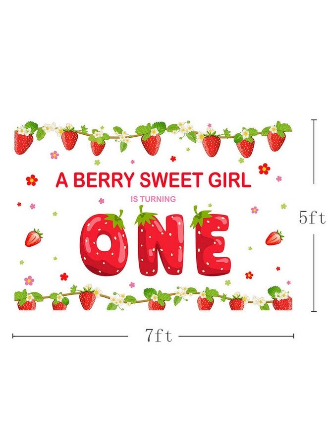 Strawberry Girl First Birthday Party Photo Background Banner Berry Sweet Girl 1St One Birthday Red And Green Fruits Backdrops Props For Cake Table Supplies 7X5Ft - pzsku/Z9D50EAC1BA5C8A779D75Z/45/_/1697271188/d3bf4ebb-bfe2-4520-9807-af9e61b9a1c3