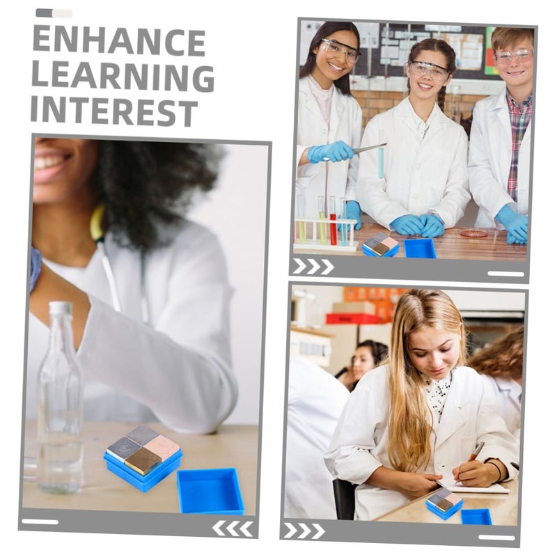 Density Blocks Set for Science Experiments Iron Aluminum Wood Physics Teaching Tools - Image 4