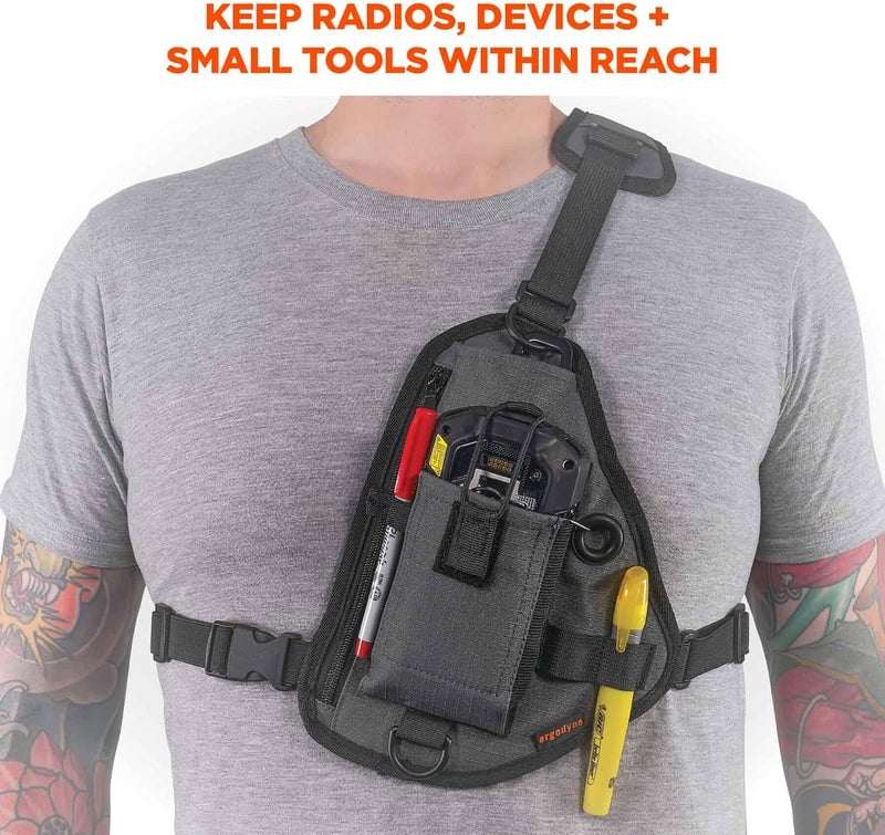 Ergodyne Squids 3145 Barcode Scanner Cross Body Chest Holster for Mobile Computers - Image 2