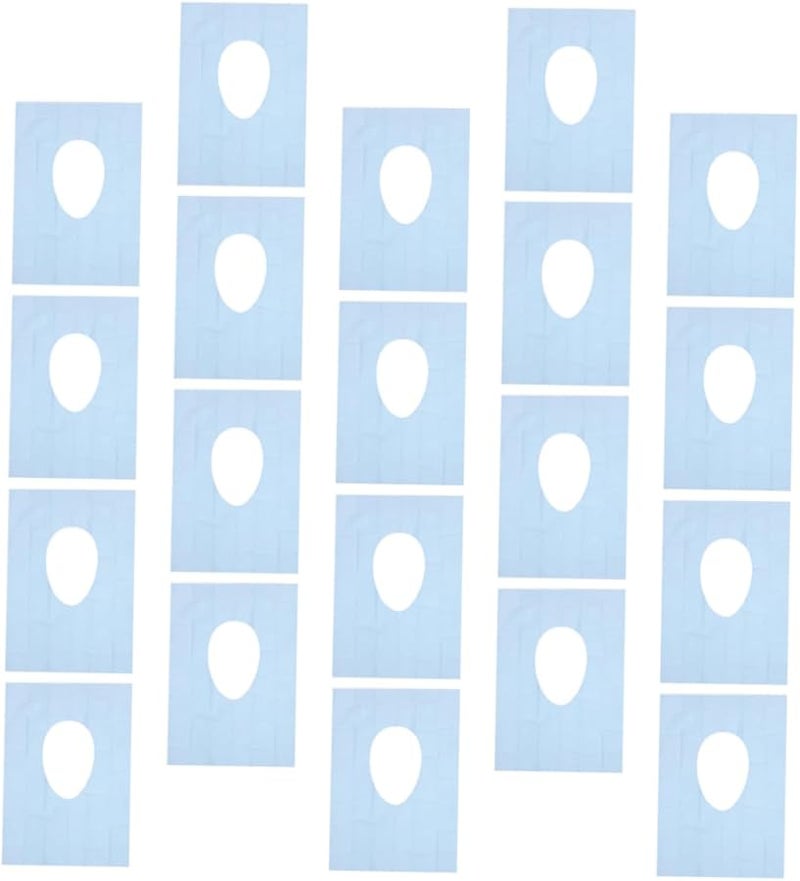 PartyKindom 20 Sheets Portable Toilet Seat Covers Thickened Washable Material for Standard Toilets - Image 1