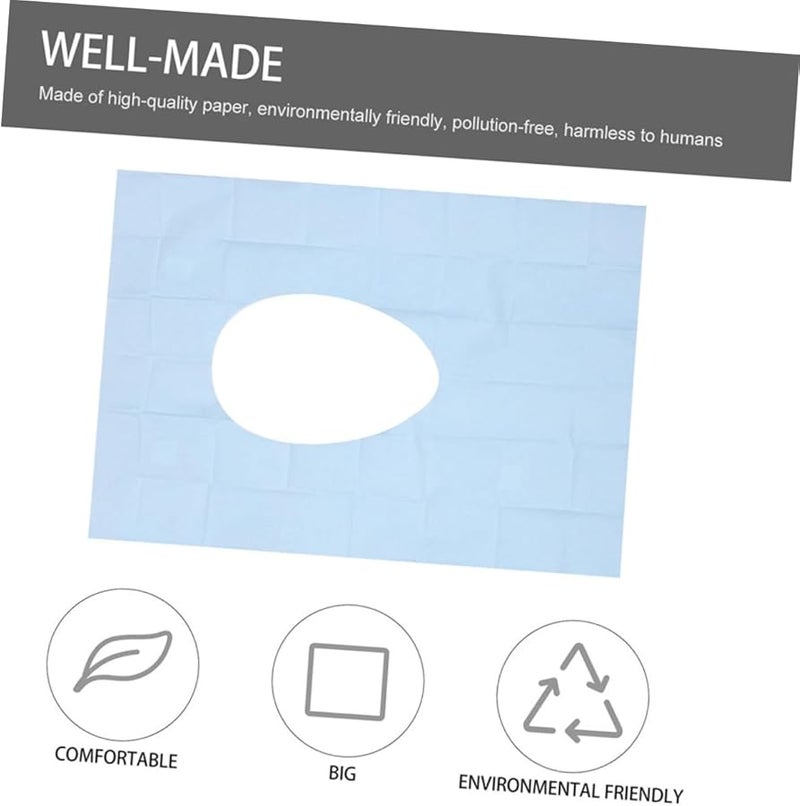 PartyKindom 20 Sheets Portable Toilet Seat Covers Thickened Washable Material for Standard Toilets - Image 4