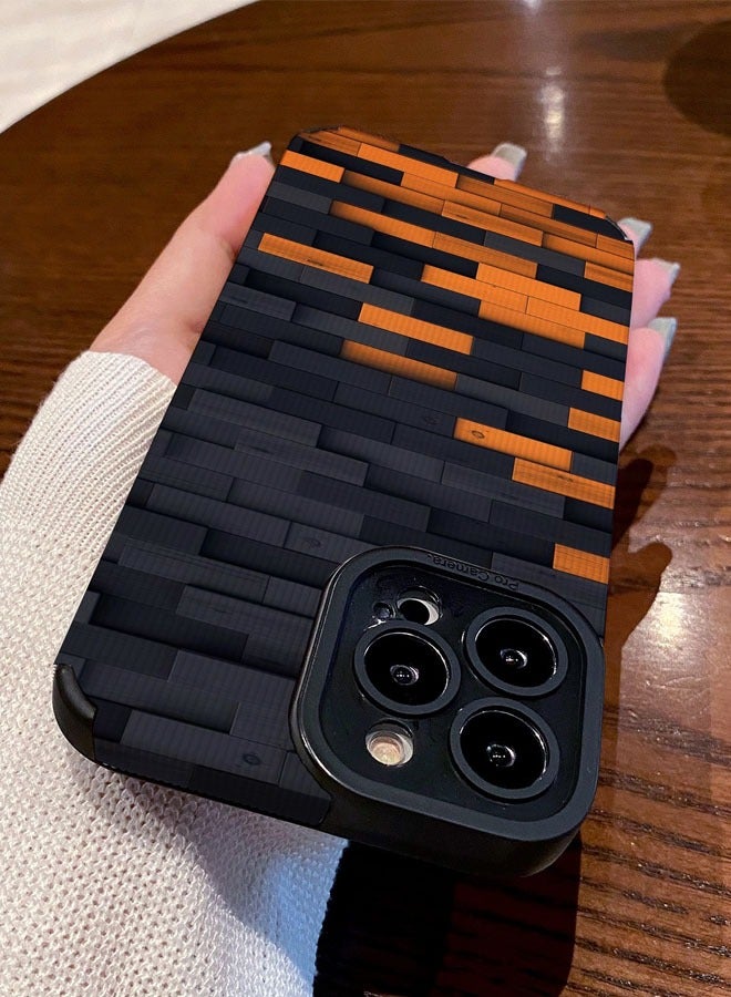 KASTWAVE iPhone 14 Pro Case (6.1 inch) Silicone Stripe Case Cover, Liquid Gel Soft Ultra Slim Shockproof Back Cover Full Body Protection, Easy To Disassemble - Image 4