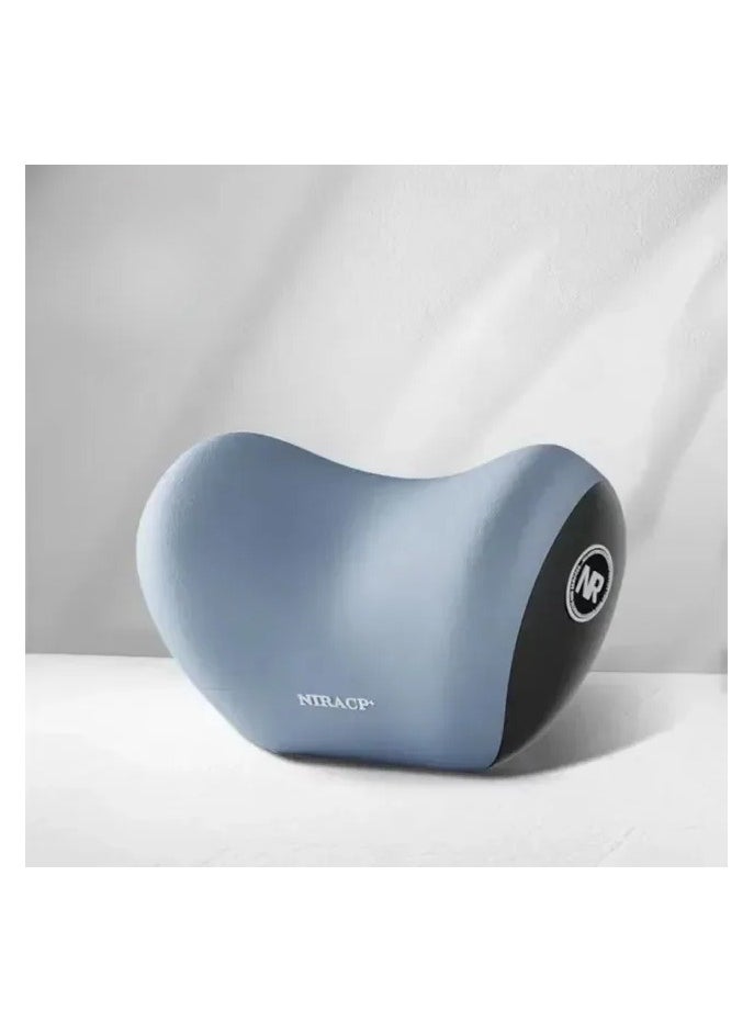 AROAQ Car Headrest Pillow Ergonomic Car Neck Pillow Durable 100% Pure Memory Foam Carseat Neck Support Travel Head Pillow for Sleeping and Resting in Car and Office (Blue) 