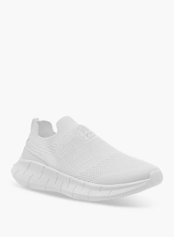 Oaklan By Shoexpress Logo Print Slip-On School Sports Shoes