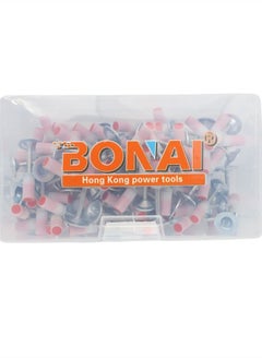 BONAI Pack of 100 Round Nails for Nail Guns 7.3 mm Steel Nails Nail Gun Rivet Gun Accessories Manual Steel Nails Mini Nails for Ceiling Wire Hider Attachment 25 mm  - Image 5