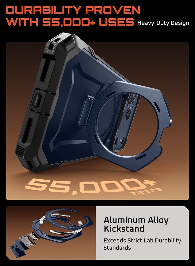 سوبكيس جراب SUPCASE لهاتف iPhone 17 Pro مع حامل (قبضة Unicorn Beetle)، [غطاء للتحكم في الكاميرا] [متوافق مع MagSafe] [حماية من السقوط بدرجة عسكرية] جراب هاتف مغناطيسي شديد التحمل، أزرق سماوي - Image 5