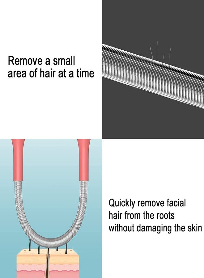 FLIZZOW Jankylabh Facial Hair Remover for Women, Spring Stick, Remove Unwanted Hair on Upper Lip, Chin, Face or Neck, 1 pc (15 cm) - Image 3