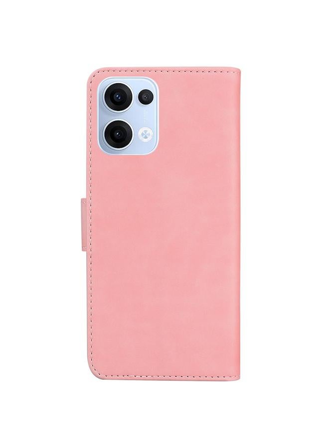 S-TOP Case For OPPO Reno13 Global Skin Feel Pure Color Flip Leather Phone Case - Image 3