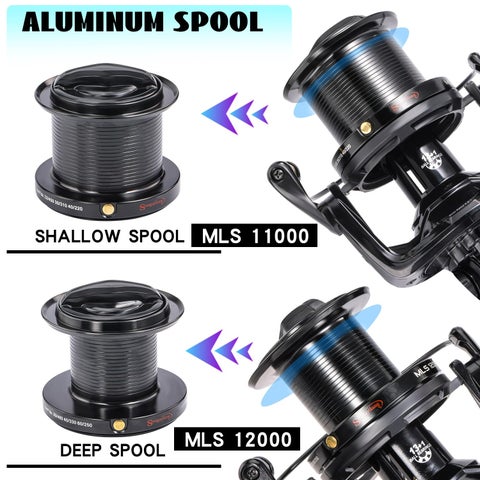 Sougayilang Sougayilang Surf Fishing Reel13+1BB Stainlesss Spinning Reel, 11000/12000 Series Super Powerful Drag, Oversize line Capacity Spool for Saltwater/Freshwater Catfish Carp Fishing Reels | Best Price KSA | Riyadh, Jeddah Sougayilang Sougayilang Surf Fishing Reel13+1BB Stainlesss Spinning Reel, 11000/12000 Series Super Powerful Drag, Oversize line Capacity Spool for Saltwater/Freshwater Catfish Carp Fishing Reels | Best Price KSA | Riyadh, Jeddah