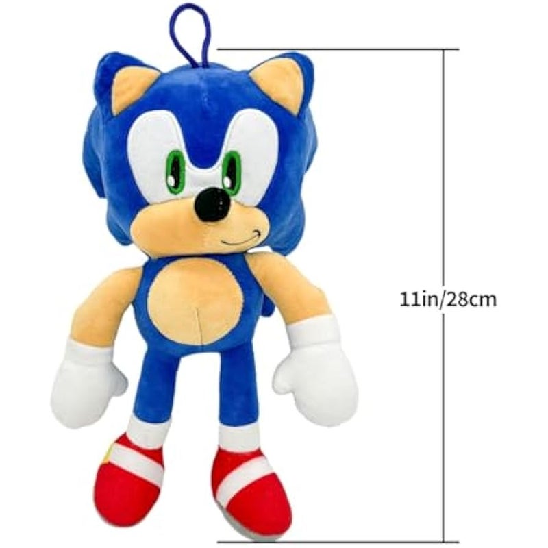Sonic Plush Doll,The Hedgehog 2 The Movie Knuckles Toy, Shadow Stuffed Animals Plush Pillow, Gift for Kids (2Pcs StyleA) - Image 4