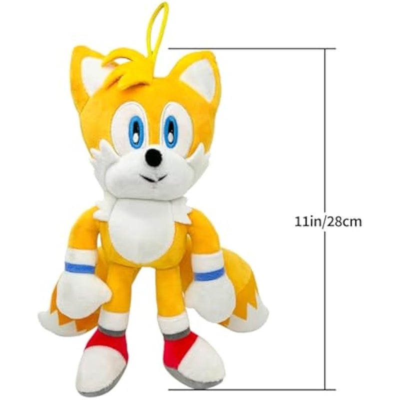 Sonic Plush Doll,The Hedgehog 2 The Movie Knuckles Toy, Shadow Stuffed Animals Plush Pillow, Gift for Kids (2Pcs StyleA) - Image 5