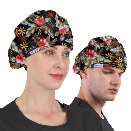 GUOER Hat Bouffant Cap One Size Multi Color (Color28) - Image 2