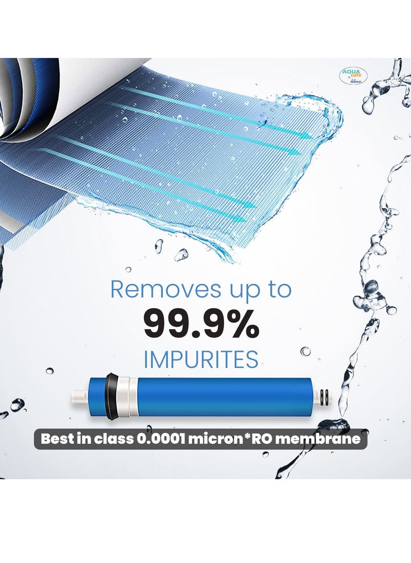 Generic AquaCafe GER50-7s Under Sink Water Filter, Reverse Osmosis UV Mineralization 50 GDP,  Reduces 99% of Chlorine  - Image 1