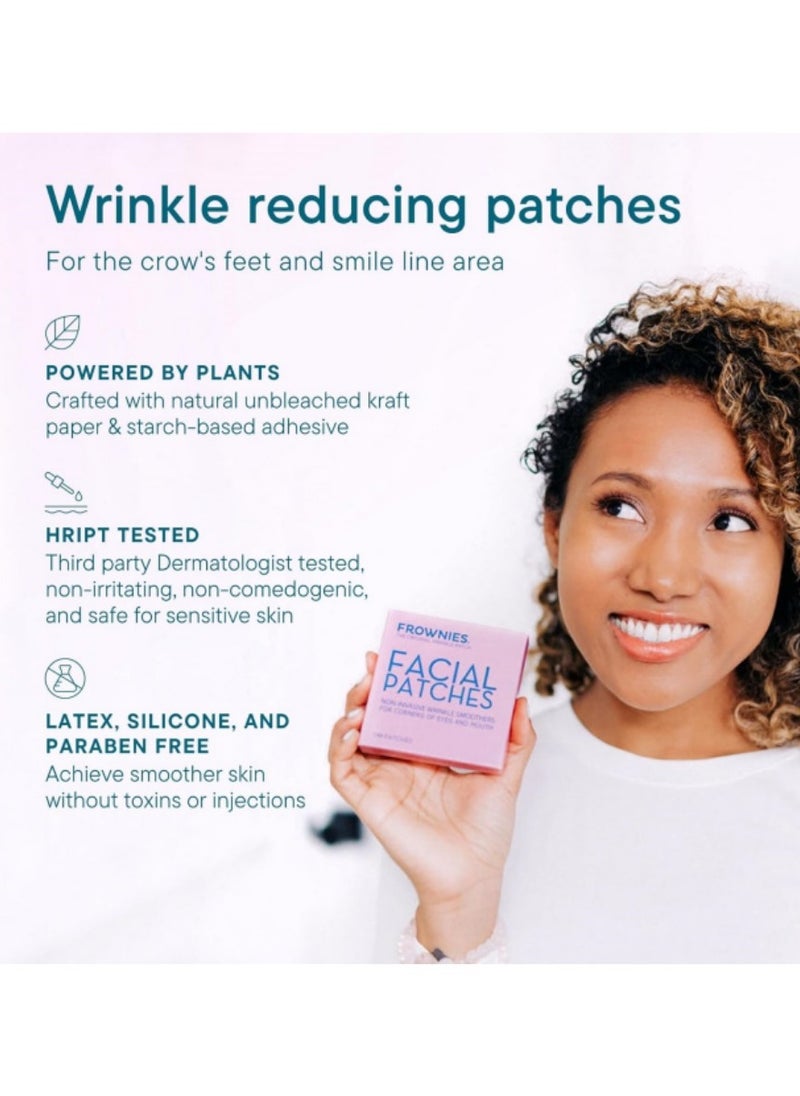 Frownies Hypoallergenic Facial Patches for Corners of Eyes and Mouth - The Original Wrinkle Patches to Smooth & Soften, 144 Patches for Overnight Use - pzsku/Z9D51C73586E234E2FF27Z/45/1741501636/50633699-37b7-45a6-ac17-e0e5e625aebe