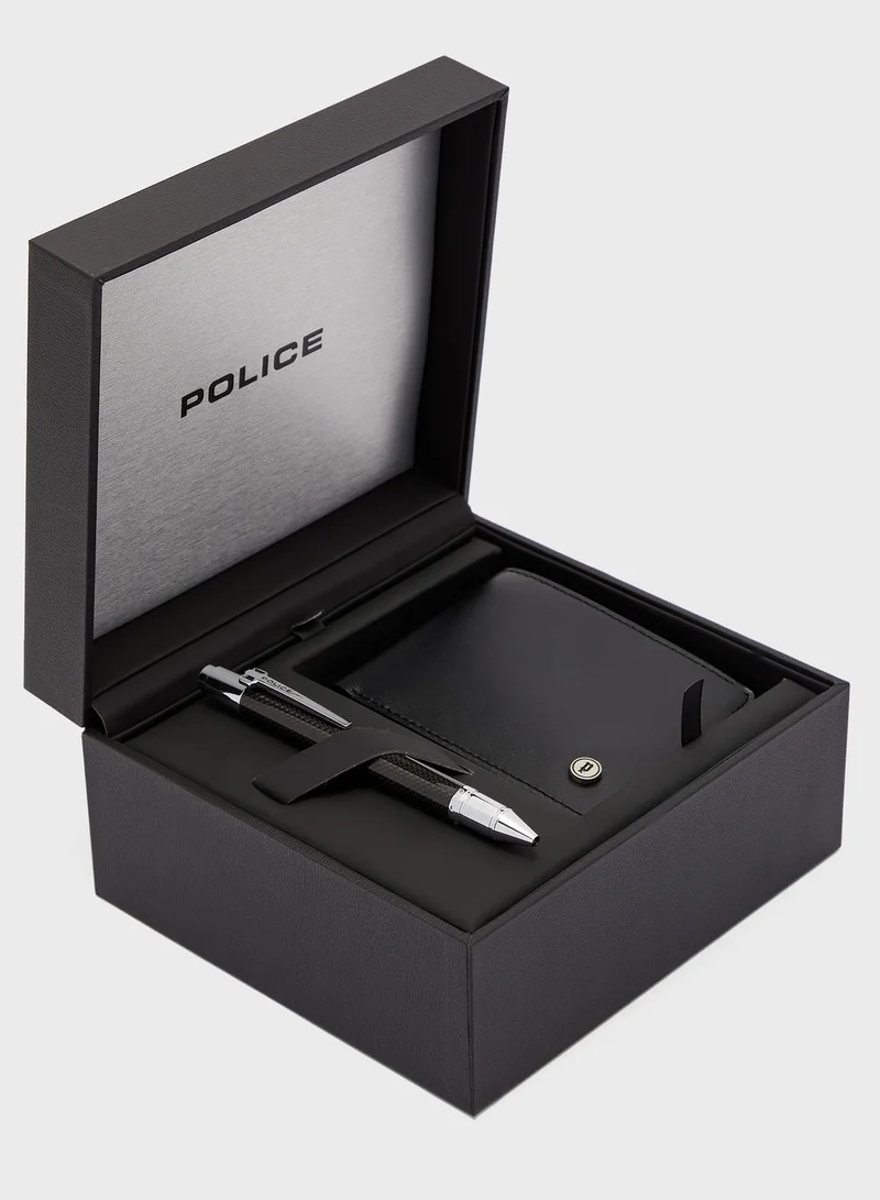 POLICE Wallet + Pen Gift Set