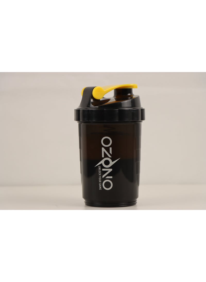 Ozono 3-layer Protein shaker bottle, 500ML, Yellow - Image 5