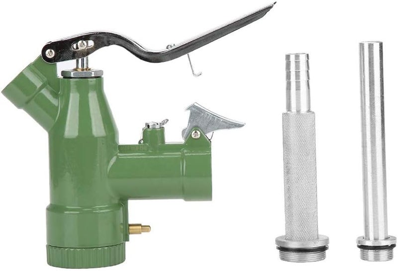 Fueling Nozzle for Gasoline Kerosene and Hydraulic Oil with Integrated Horizontal Spiral Vane Flow Meter - Portable Measuring Fuel Gun for Industrial Management - Image 2